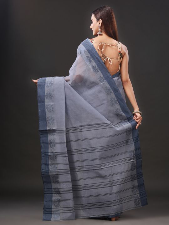 Pure Cotton Hand Woven Tant Saree