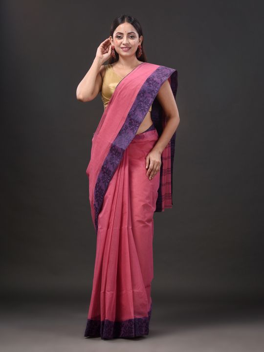 Pure Cotton Hand Woven Tant Saree