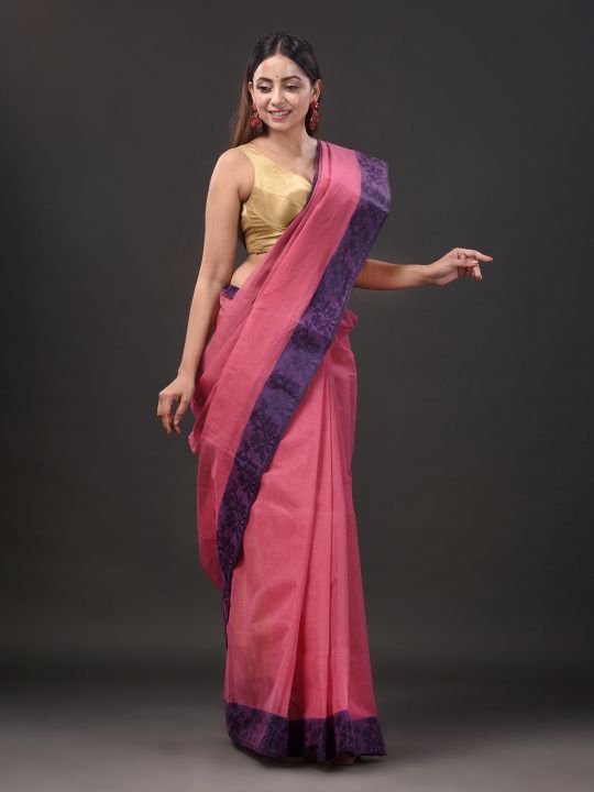 Pure Cotton Hand Woven Tant Saree