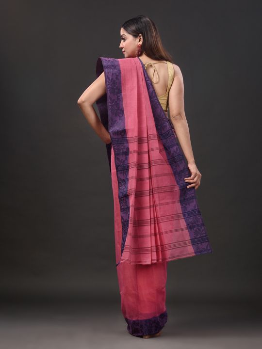 Pure Cotton Hand Woven Tant Saree