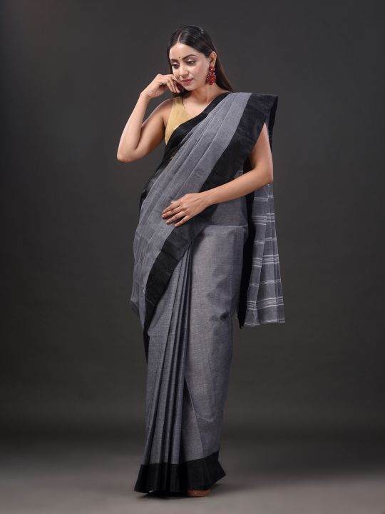 Pure Cotton Hand Woven Tant Saree