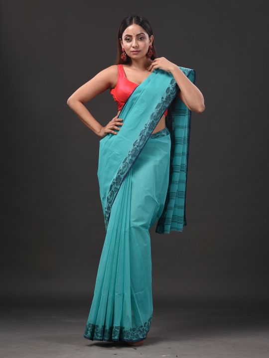 Pure Cotton Hand Woven Tant Saree