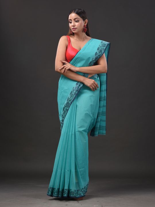 Pure Cotton Hand Woven Tant Saree