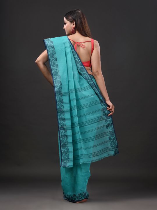 Pure Cotton Hand Woven Tant Saree