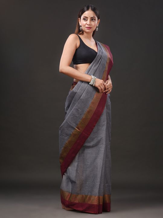 Pure Cotton Hand Woven Tant Saree