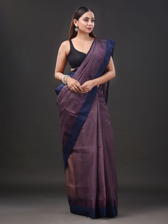 Pure Cotton Hand Woven Tant Saree