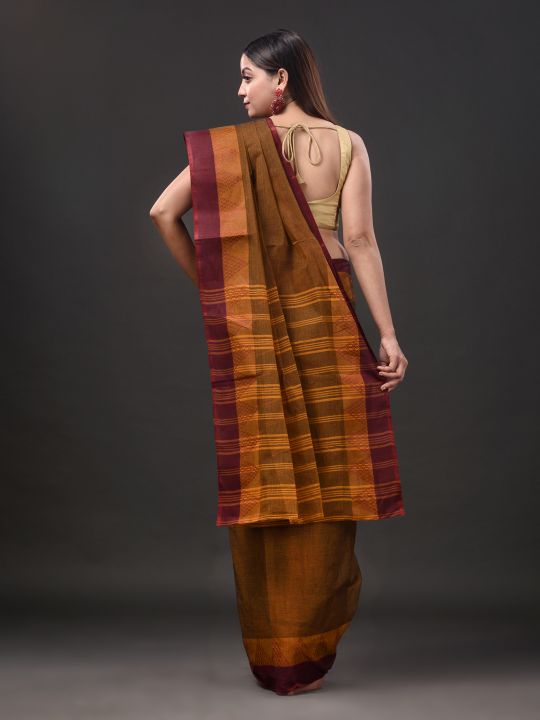 Pure Cotton Hand Woven Tant Saree