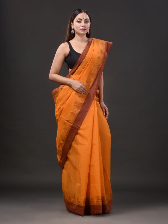 Pure Cotton Hand Woven Tant Saree