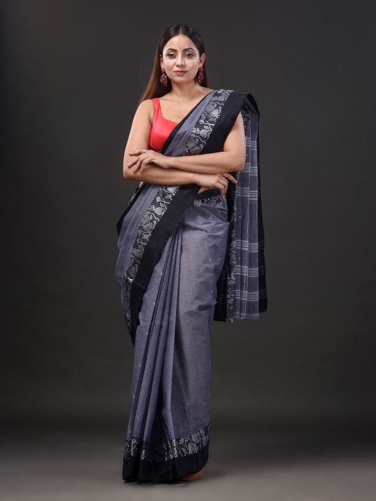 Pure Cotton Hand Woven Tant Saree