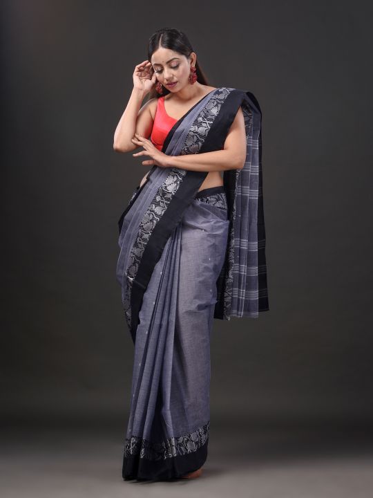 Pure Cotton Hand Woven Tant Saree