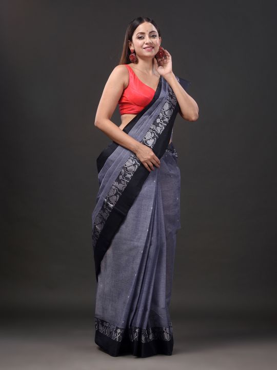 Pure Cotton Hand Woven Tant Saree