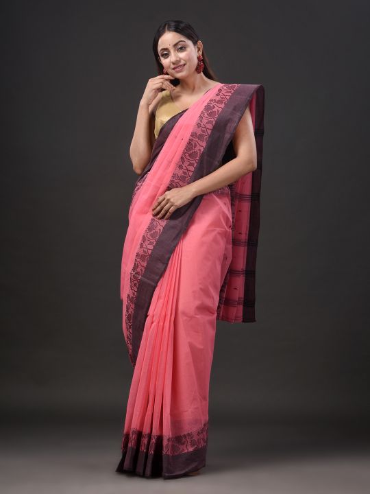 Pure Cotton Hand Woven Tant Saree