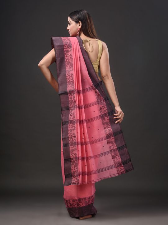 Pure Cotton Hand Woven Tant Saree