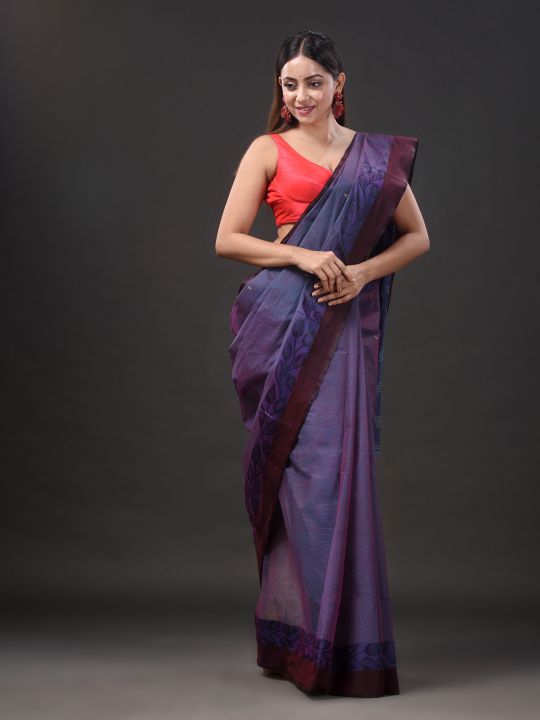 Pure Cotton Hand Woven Tant Saree