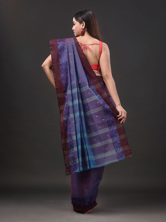 Pure Cotton Hand Woven Tant Saree