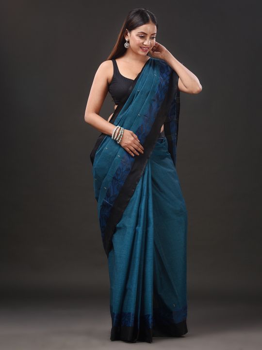 Pure Cotton Hand Woven Tant Saree