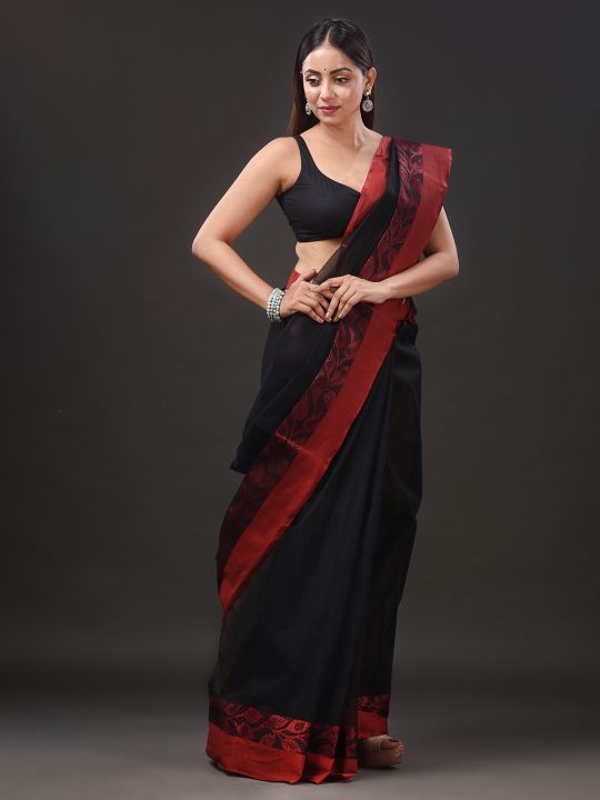 Pure Cotton Hand Woven Tant Saree