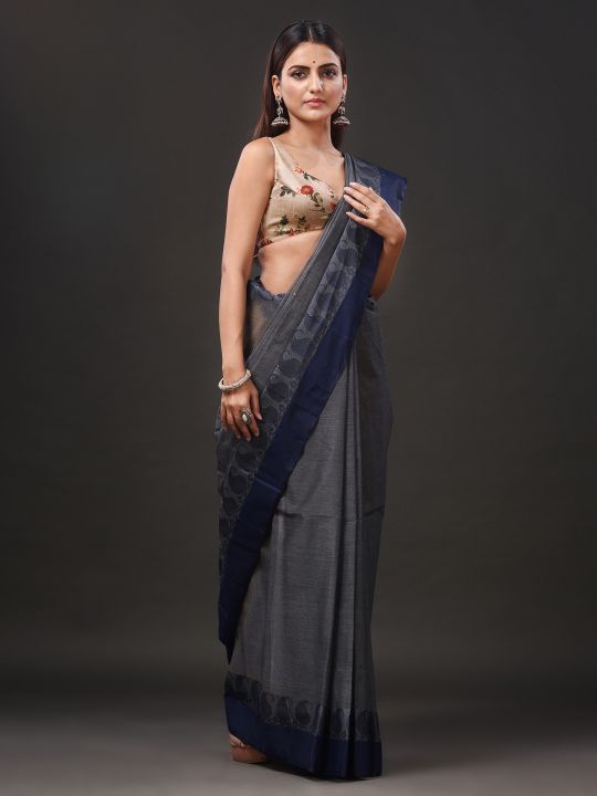 Pure Cotton Hand Woven Tant Saree