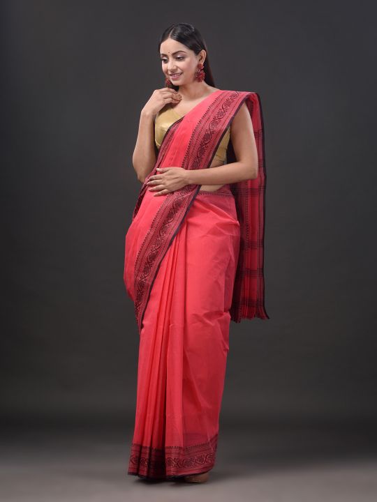 Pure Cotton Hand Woven Tant Saree