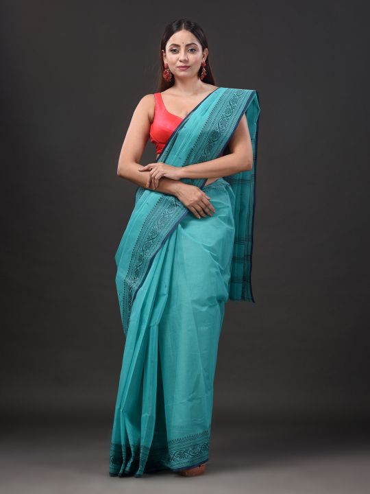 Pure Cotton Hand Woven Tant Saree