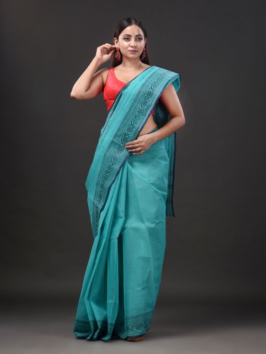 Pure Cotton Hand Woven Tant Saree