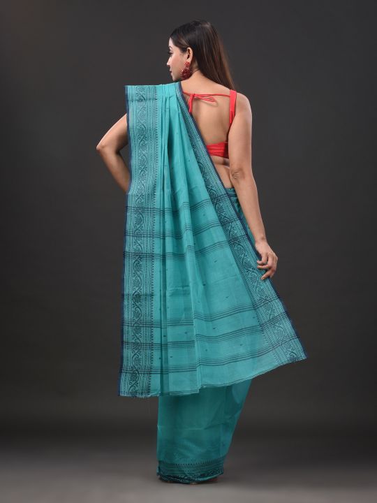 Pure Cotton Hand Woven Tant Saree