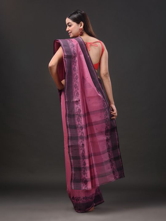 Pure Cotton Hand Woven Tant Saree