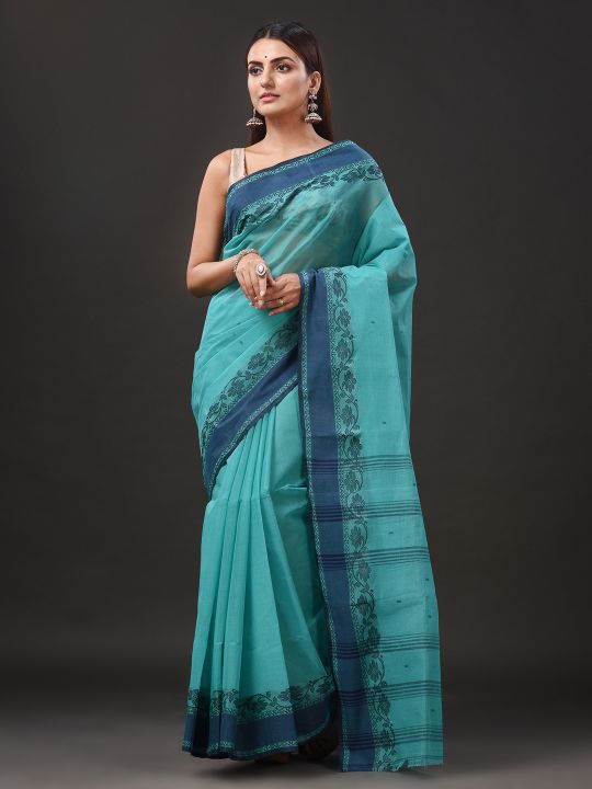 Pure Cotton Hand Woven Tant Saree