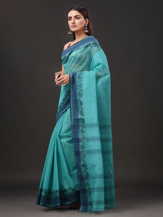 Pure Cotton Hand Woven Tant Saree