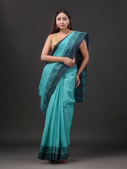 Pure Cotton Hand Woven Tant Saree