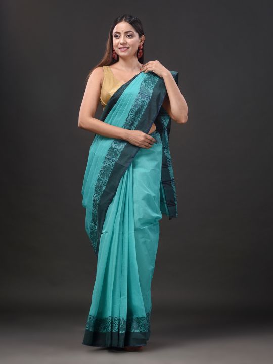 Pure Cotton Hand Woven Tant Saree