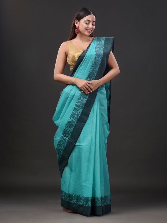 Pure Cotton Hand Woven Tant Saree