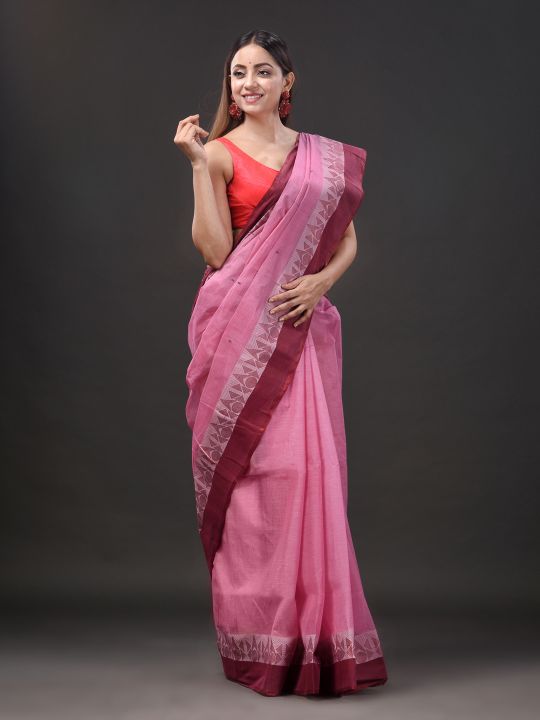 Pure Cotton Hand Woven Tant Saree