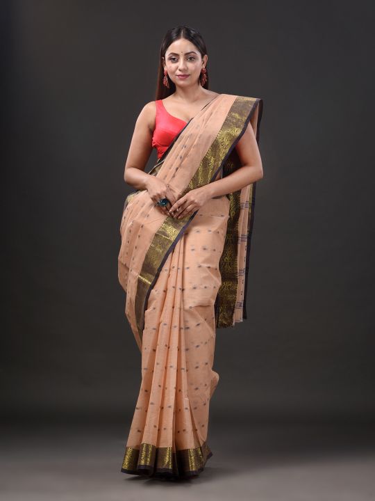 Pure Cotton Hand Woven Tant Saree