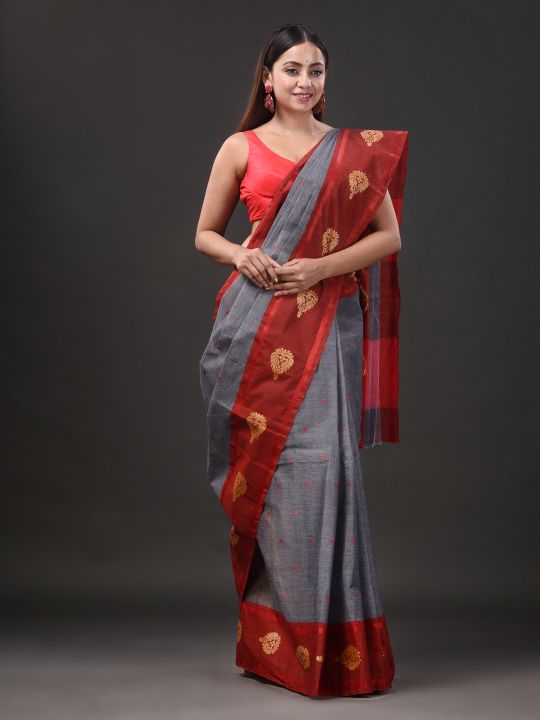 Pure Cotton Hand Woven Tant Saree