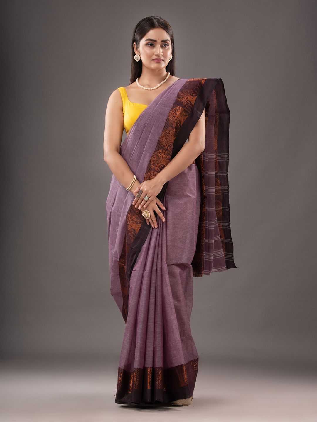 Pure Cotton Hand Woven Tant Saree